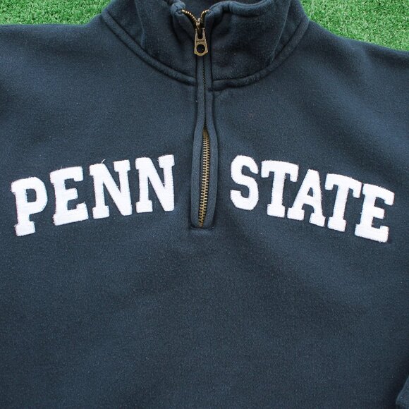 💙Penn State Navy Blue Quarter Zip cropped sweatshirt - Picture 5 of 7